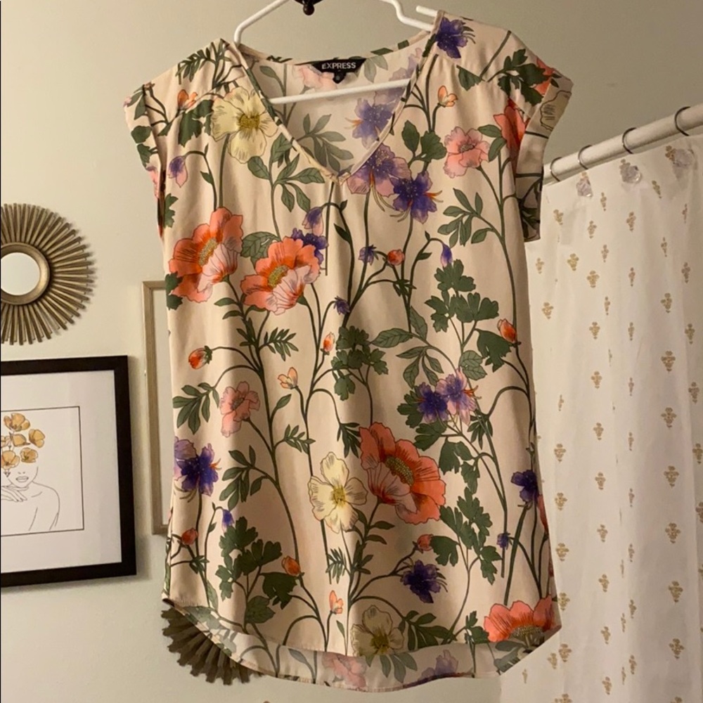 Express floral blouse